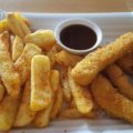 Backhendlstreifen