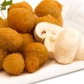 Gebackene Champignons